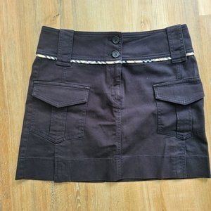 Burberry Black Cargo Skirt 8